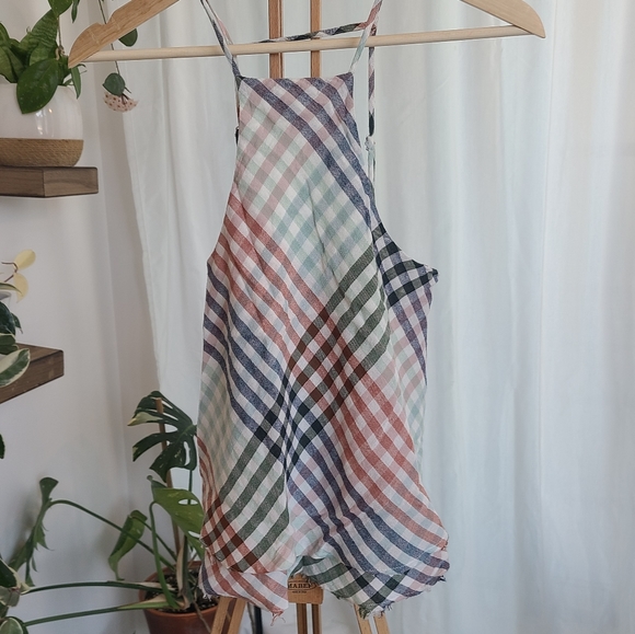 American Eagle gingham / plaid / picnic cami - Picture 2 of 7